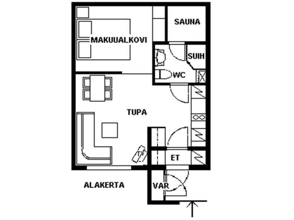 Apartamento Roehkoestar 107 Äkäslompolo Exterior foto